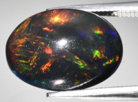 4.36 Carats Natural Black Opal Loose at PristineAuction.com
