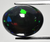 4.36 Carats Natural Black Opal Loose at PristineAuction.com