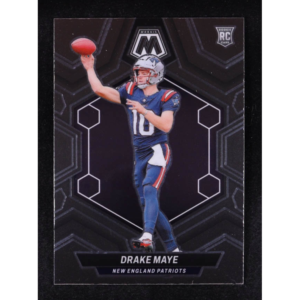 Drake Maye 2024 Panini Mosaic #303 RC at PristineAuction.com