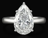 5.08 Carats Lab Grown Diamond Pendant G, VS1 | Pear Cut | $8,750 Estimated Retail Value (UGL & IGI Certs) | Brand New at PristineAuction.com