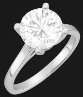 1.41 Carats Lab Grown Diamond Ring D, VS2 | Round Cut | $2,600 Estimated Retail Value (UGL & IGI Certs) | Brand New at PristineAuction.com