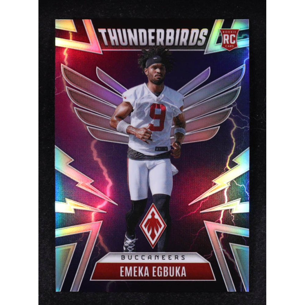 Emeka Egbuka 2025 Panini Phoenix Thunderbirds #47 RC at PristineAuction.com