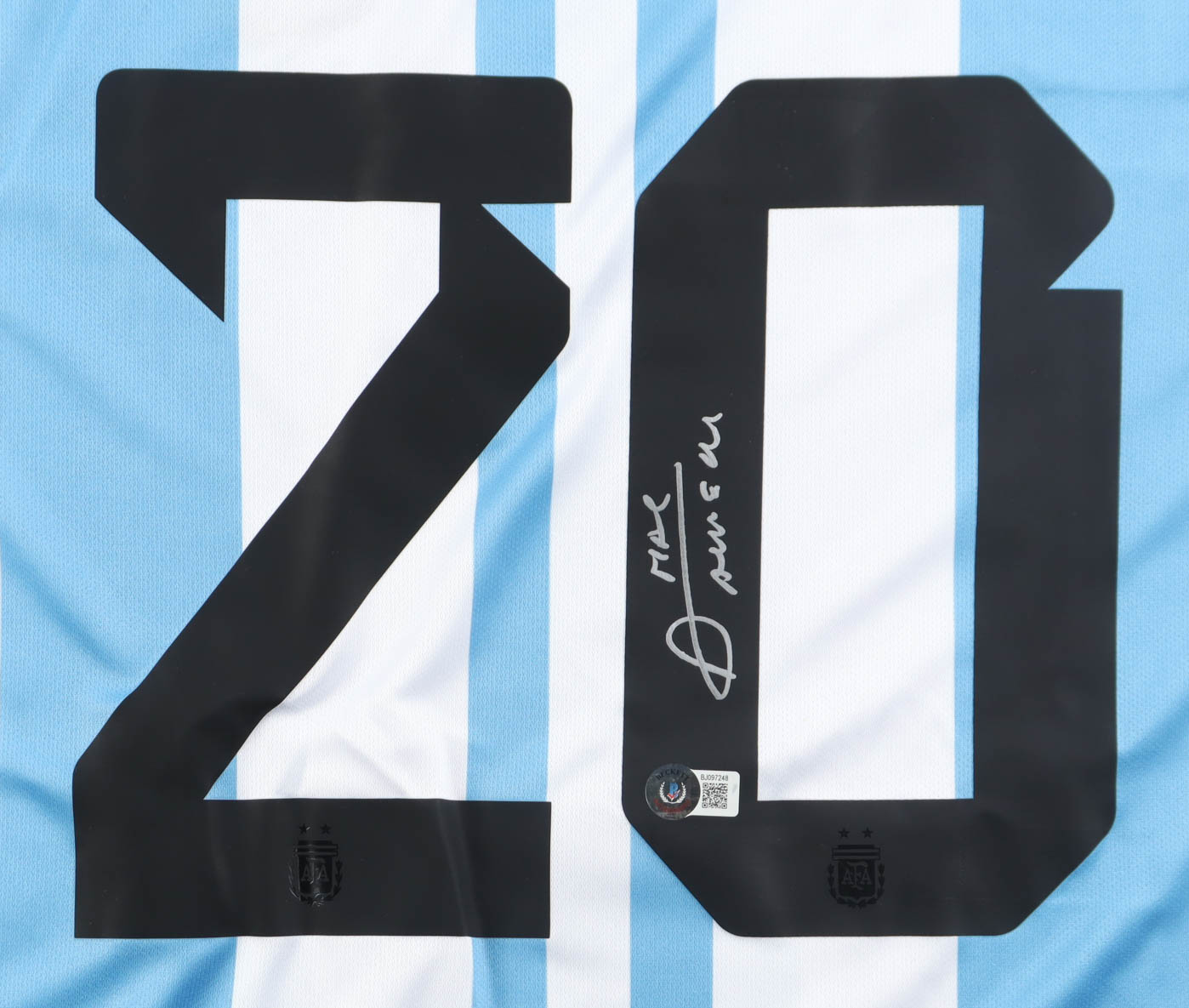 Alexis Mac Allister Signed Argentina Adidas Authentic Jersey (Beckett) at PristineAuction.com Alexis Mac Allister Signed Argentina Adidas Authentic Jersey (Beckett) at PristineAuction.com