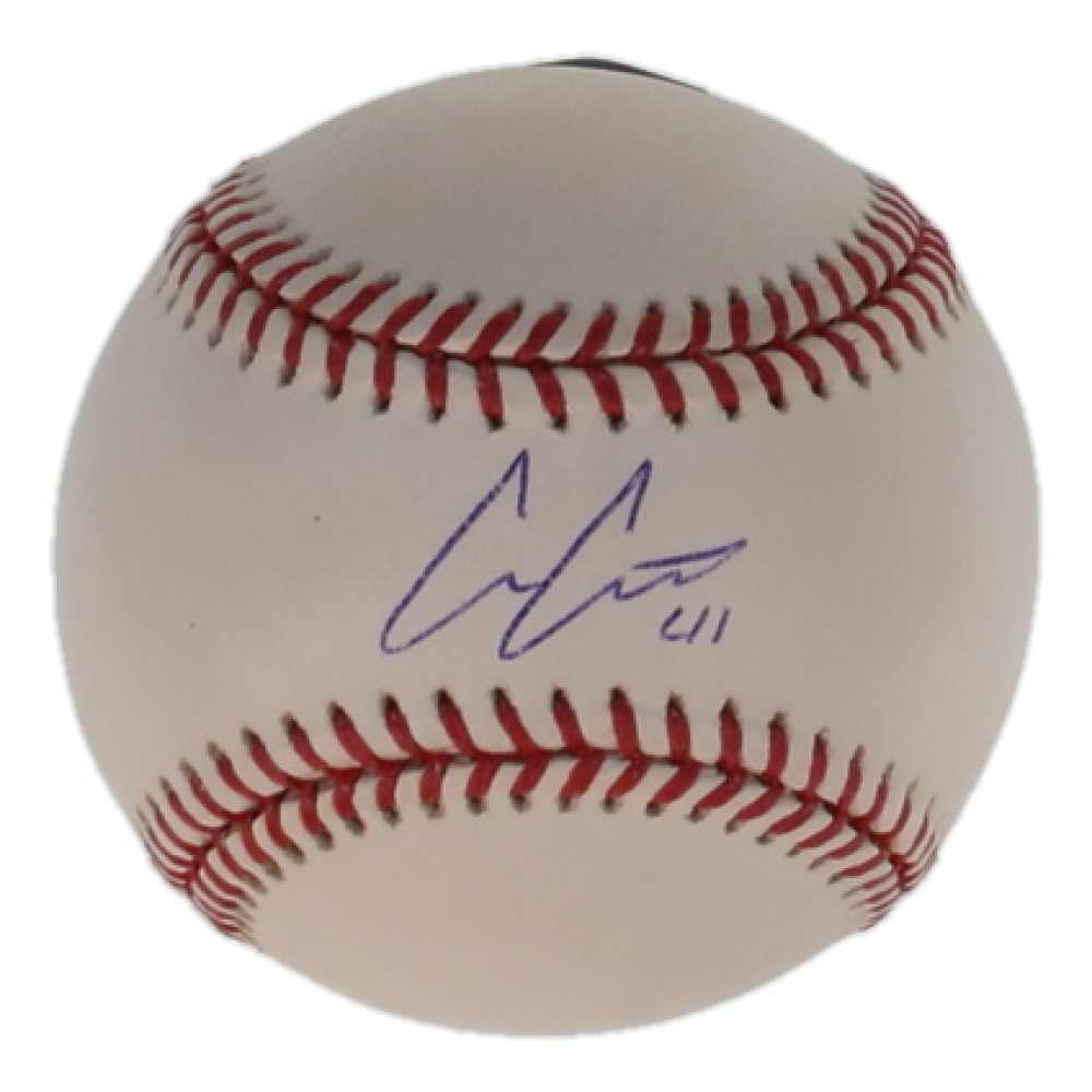 Andrew Abbott Signed OML Baseball (Playball Ink) at PristineAuction.com