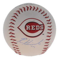 Rece Hinds Signed OML Reds Logo Baseball (Playball Ink) at PristineAuction.com