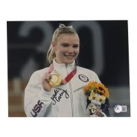 Jade Carey Signed Olympic 8x10 Photo (Beckett) at PristineAuction.com