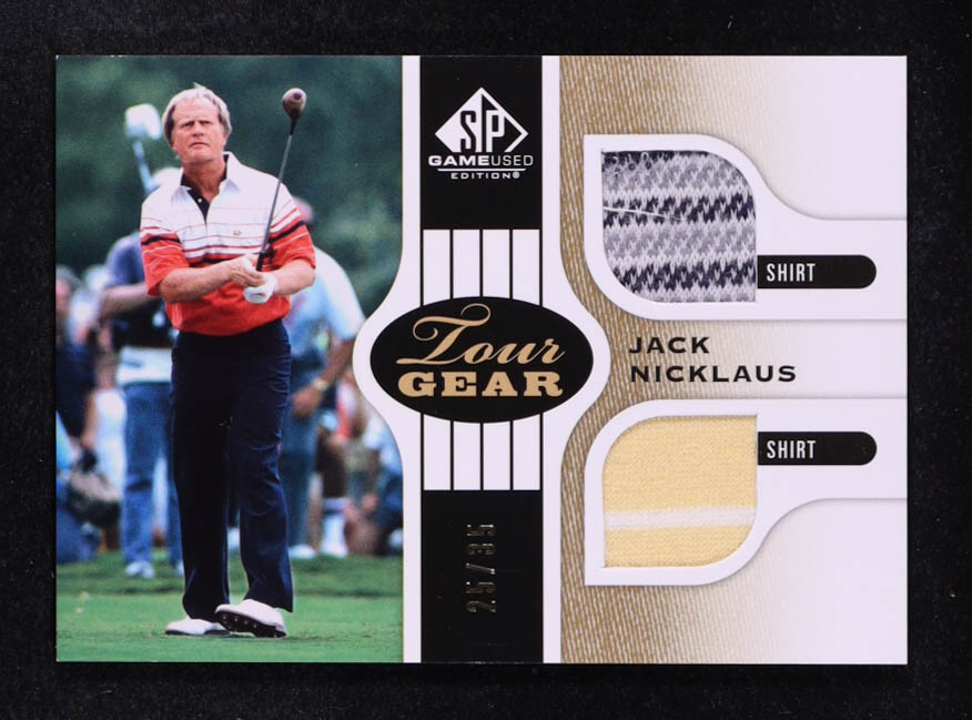 Jack Nicklaus 2012 SP Game Used Tour Gear Gold #TGJN #25/35 at PristineAuction.com Jack Nicklaus 2012 SP Game Used Tour Gear Gold #TGJN #25/35 at PristineAuction.com