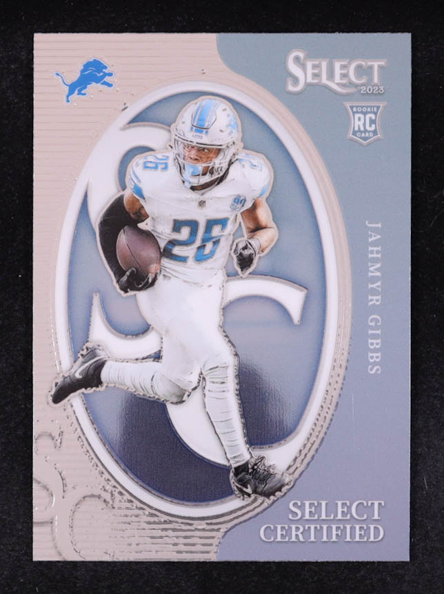Jahmyr Gibbs 2023 Select Select Certified Rookies #16 RC at PristineAuction.com Jahmyr Gibbs 2023 Select Select Certified Rookies #16 RC at PristineAuction.com