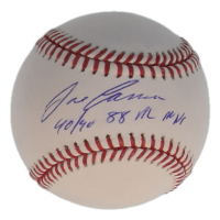 Jose Canseco Signed OML Baseball Inscribed "40/40, 88 AL MVP" (JSA) at PristineAuction.com