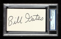 Bill Gates Signed Cut (PSA) at PristineAuction.com