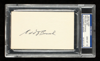 Edd Roush Signed Cut (PSA 10) at PristineAuction.com