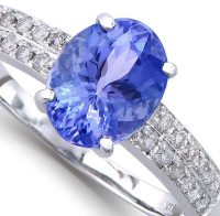 2.47 CTW Natural Diamond And Gemstone Ring Mounted In White Gold H-I, I1-I2 | Estimated Retail Value: $5,868 (IGI) at PristineAuction.com