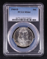1960-D Franklin Half Dollar (PCGS MS64) at PristineAuction.com