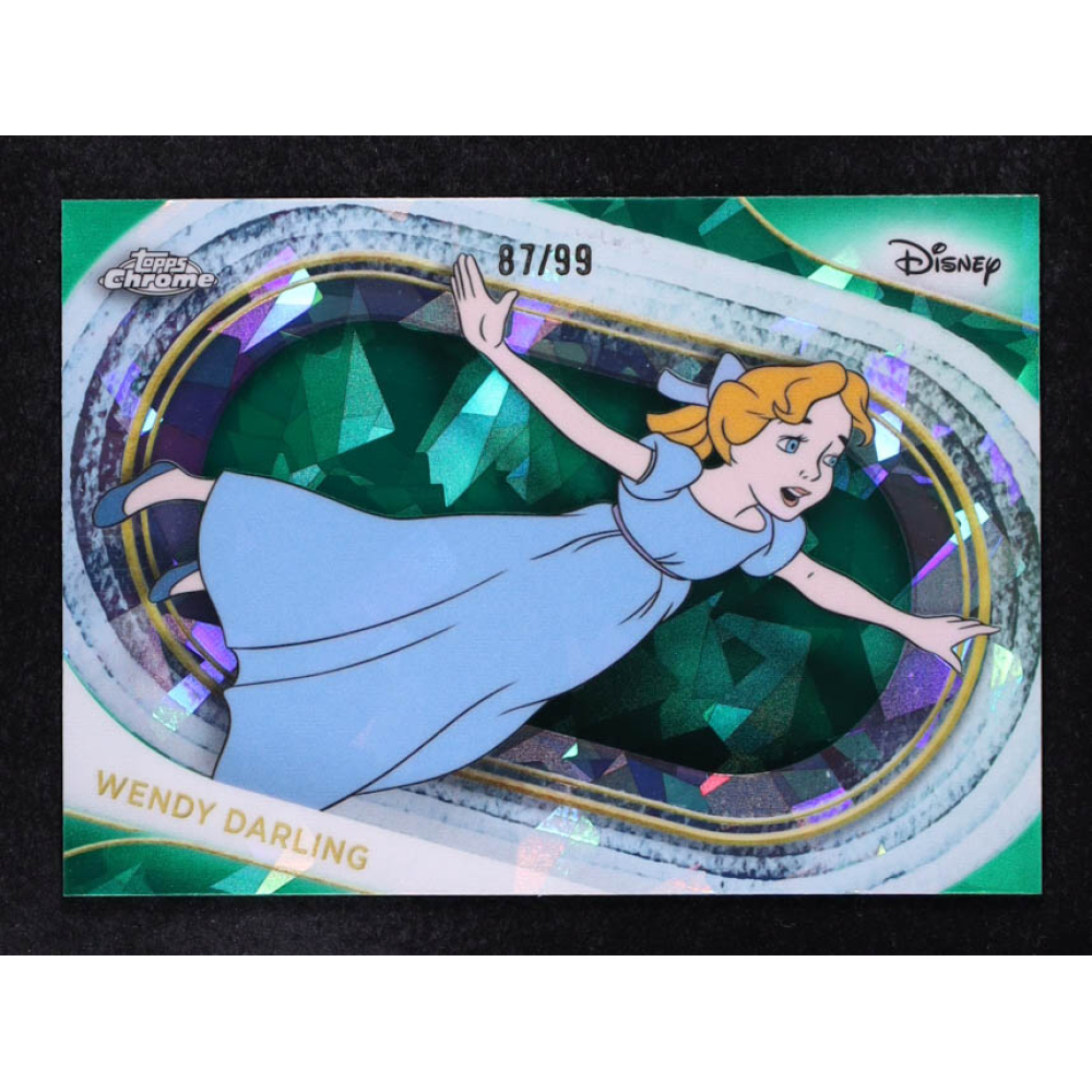 Wendy Darling 2025 Topps Chrome Sapphire Edition Disney Green #158 #87/99 at PristineAuction.com