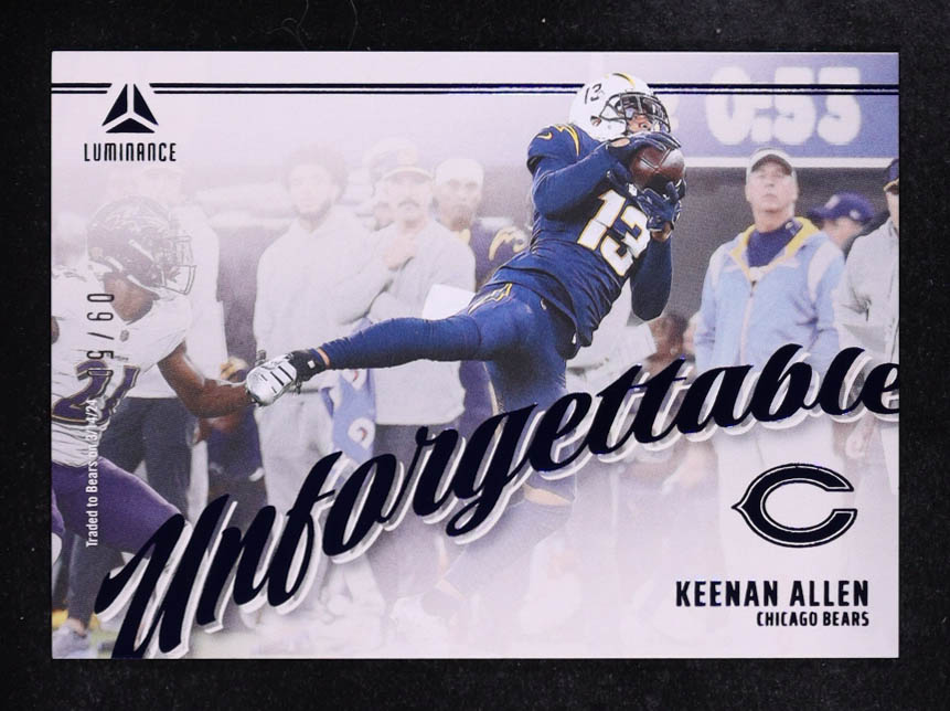 Keenan Allen 2024 Panini Luminance Unforgettable Blue #11 #09/50 at PristineAuction.com Keenan Allen 2024 Panini Luminance Unforgettable Blue #11 #09/50 at PristineAuction.com