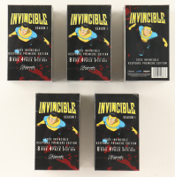 2025 Invincible Season 1 Keepsake Premiere Blaster 8 Pack Box (Lot of 5) at PristineAuction.com
