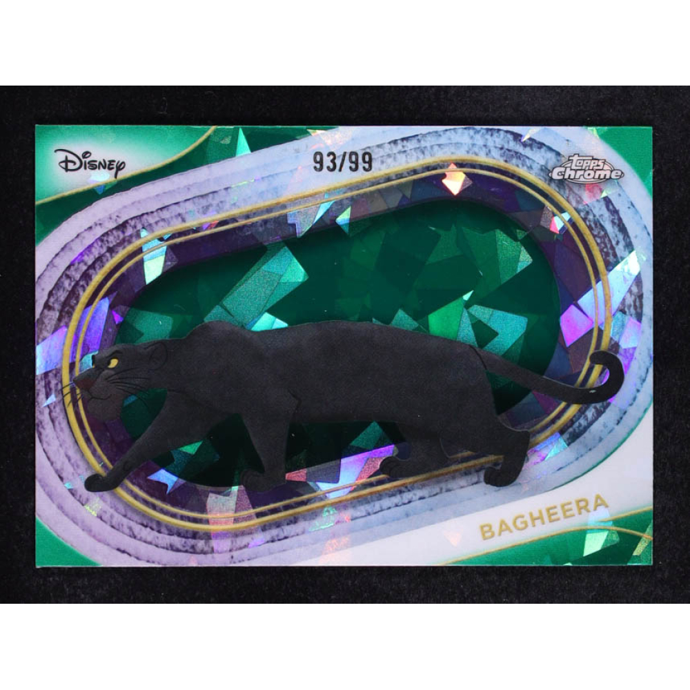 Bagheera 2025 Topps Chrome Sapphire Edition Disney Green #107 #93/99 at PristineAuction.com