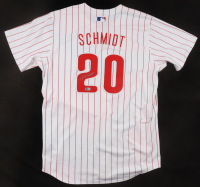 Mike Schmidt Signed Phillies Nike Authentic Jersey (Beckett) at PristineAuction.com