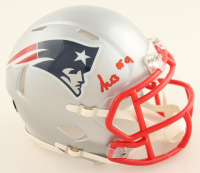 Kayshon Boutte Signed Patriots Speed Mini Helmet (Beckett) at PristineAuction.com