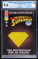 1993 "The Adventures of Superman" #501 DC Comic Book (CGC 9.0) at PristineAuction.com