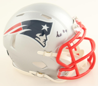 Kayshon Boutte Signed Patriots Speed Mini Helmet (Beckett) at PristineAuction.com