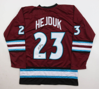Milan Hejduk Signed Jersey (Beckett) at PristineAuction.com