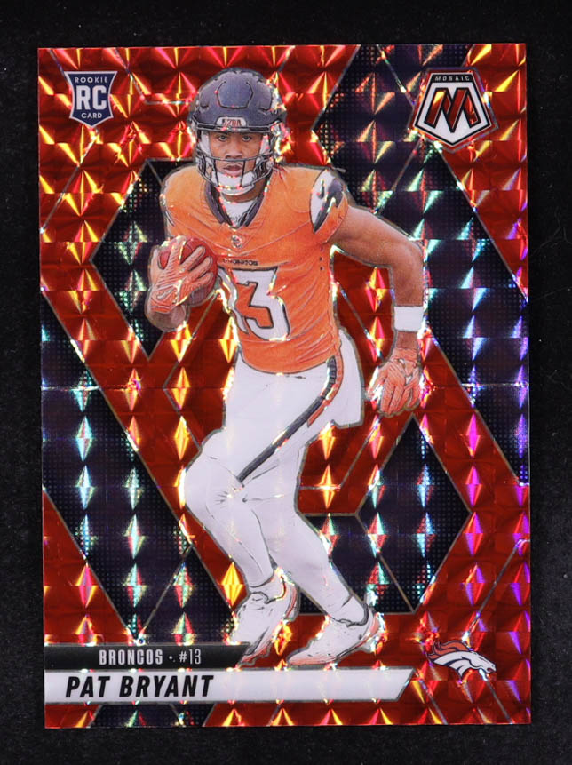 Pat Bryant 2025 Panini Mosaic Mosaic Red #379 RC at PristineAuction.com Pat Bryant 2025 Panini Mosaic Mosaic Red #379 RC at PristineAuction.com