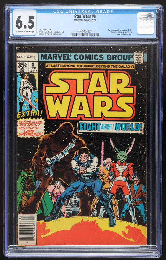 1978 "Star Wars" Issue #8 Marvel Comic Book (CGC 6.5) at PristineAuction.com 1978 "Star Wars" Issue #8 Marvel Comic Book (CGC 6.5) at PristineAuction.com