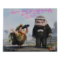 Ed Asner Signed "Up" 8x10 Photo with Inscription (Beckett) at PristineAuction.com