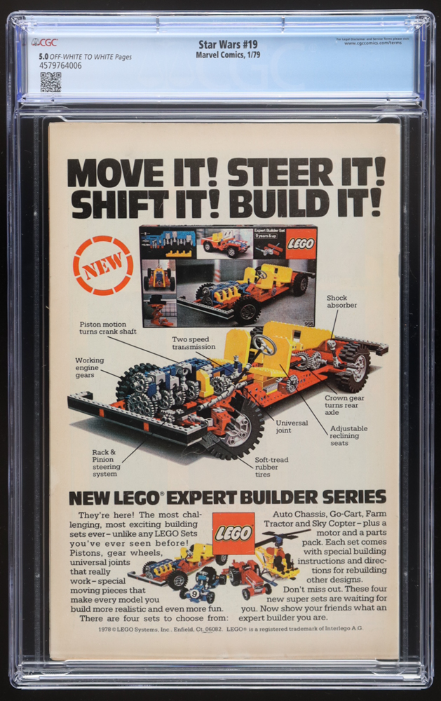 1979 "Star Wars" Issue #19 Marvel Comic Book (CGC 5.0) at PristineAuction.com 1979 "Star Wars" Issue #19 Marvel Comic Book (CGC 5.0) at PristineAuction.com