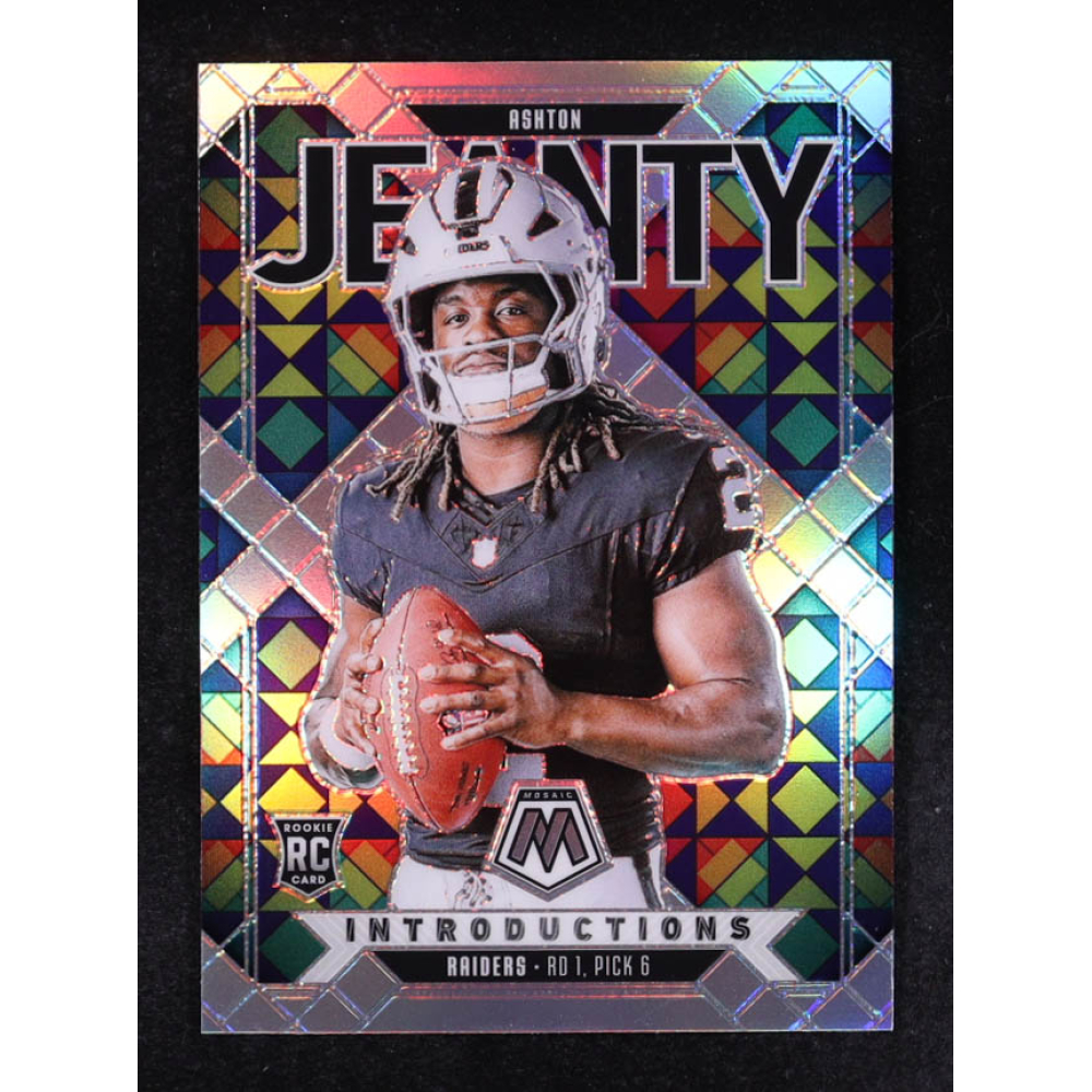 Ashton Jeanty 2025 Panini Mosaic Introductions Silver #3 RC at PristineAuction.com