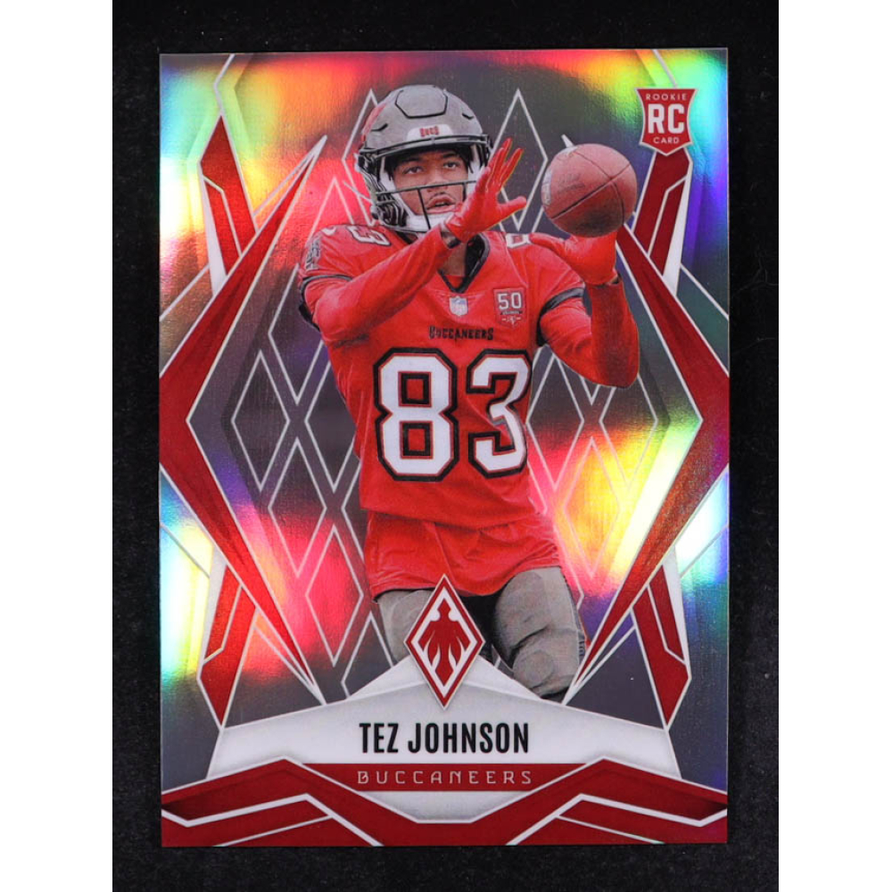 Tez Johnson 2025 Panini Phoenix Silver #166 RC at PristineAuction.com