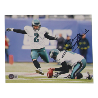 David Akers Signed Eagles 8x10 Photo (Beckett) at PristineAuction.com
