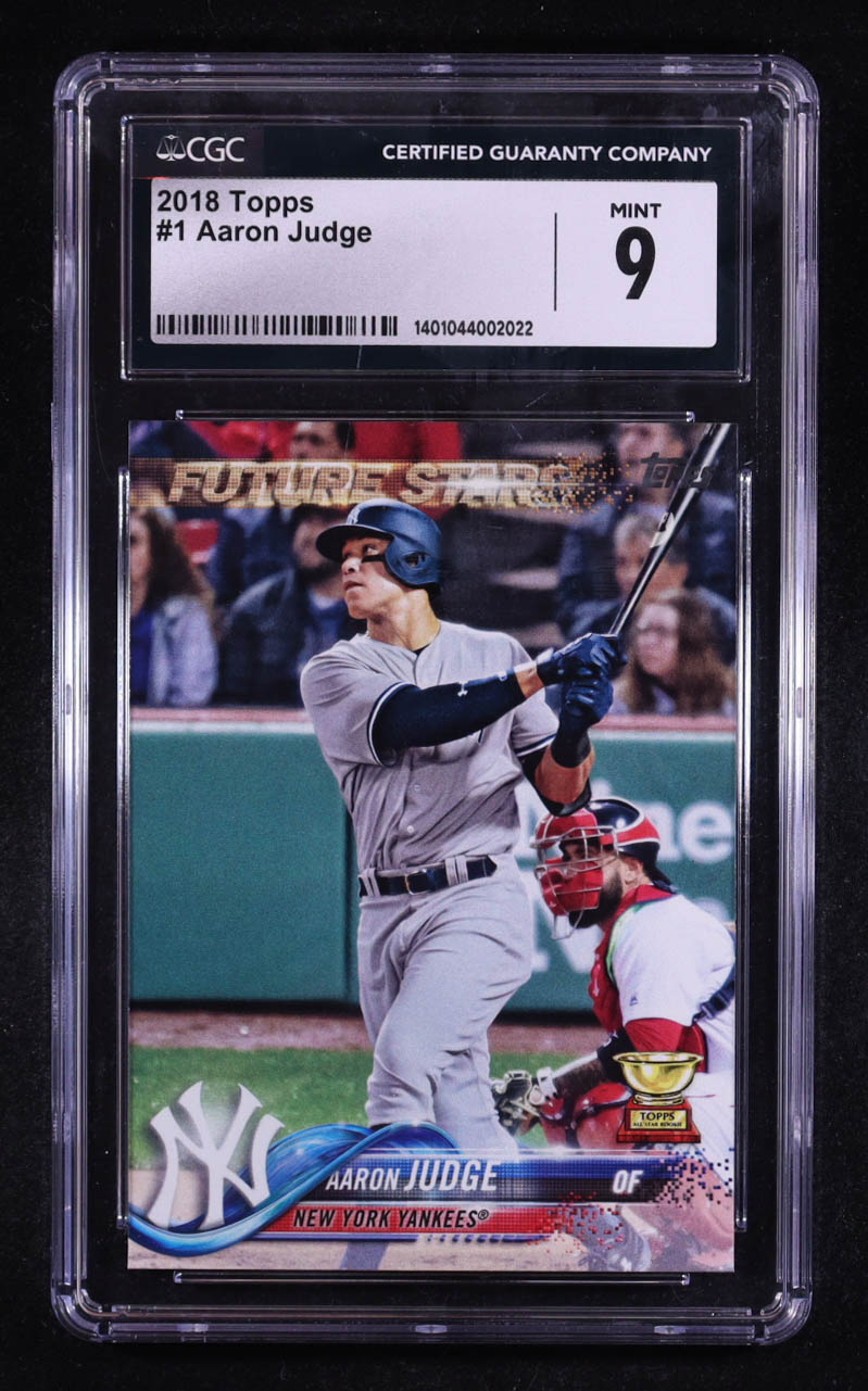 Aaron Judge 2018 Topps #1 (CGC 9) at PristineAuction.com Aaron Judge 2018 Topps #1 (CGC 9) at PristineAuction.com