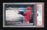 Shohei Ohtani 2018 Stadium Club Power Zone #PZ-SO RC (PSA 8) at PristineAuction.com