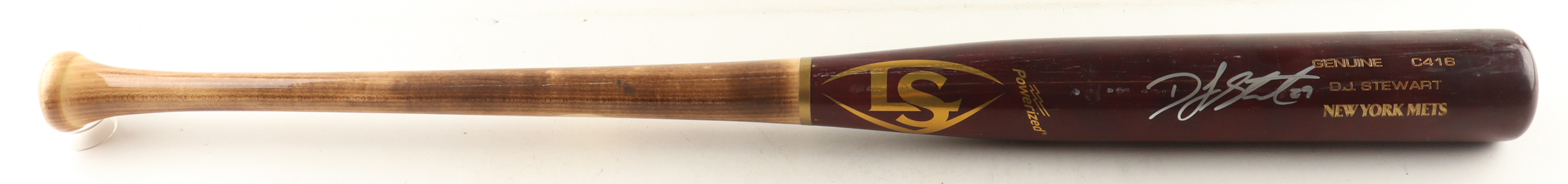 DJ Stewart Signed Louisville Slugger Player Model Baseball Bat (JSA) at PristineAuction.com DJ Stewart Signed Louisville Slugger Player Model Baseball Bat (JSA) at PristineAuction.com