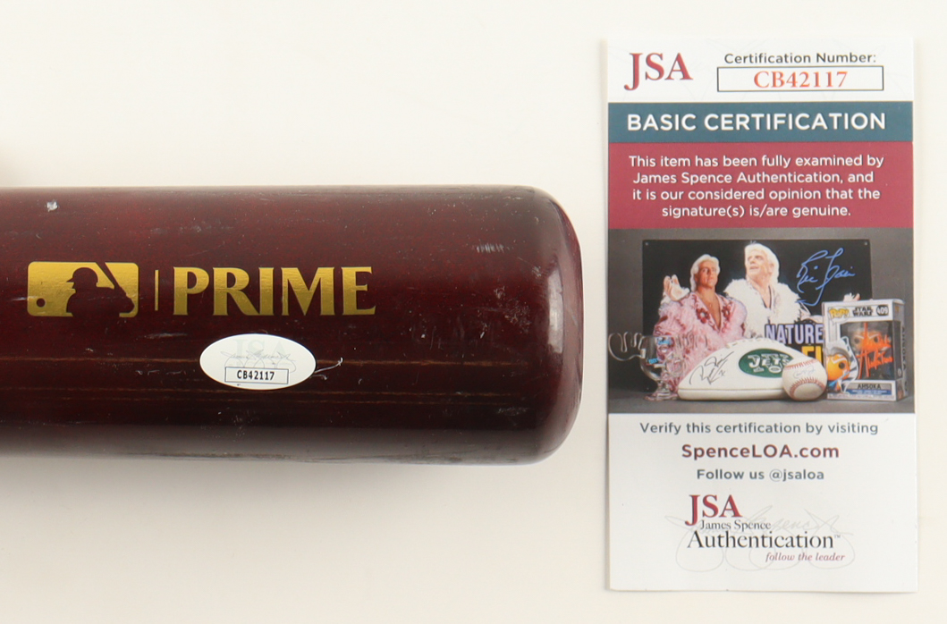 DJ Stewart Signed Louisville Slugger Player Model Baseball Bat (JSA) at PristineAuction.com DJ Stewart Signed Louisville Slugger Player Model Baseball Bat (JSA) at PristineAuction.com