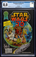 1988 "Star Wars 3-D" Issue #1 Series #30 Blackthorne Publishing Comic Book (CGC 8.0) at PristineAuction.com