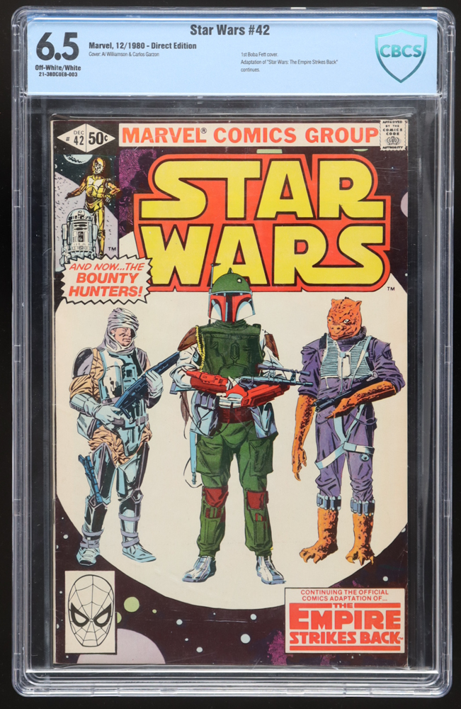 1980 "Star Wars" Issue #42 Marvel Comic Book (CBCS 6.5) at PristineAuction.com 1980 "Star Wars" Issue #42 Marvel Comic Book (CBCS 6.5) at PristineAuction.com