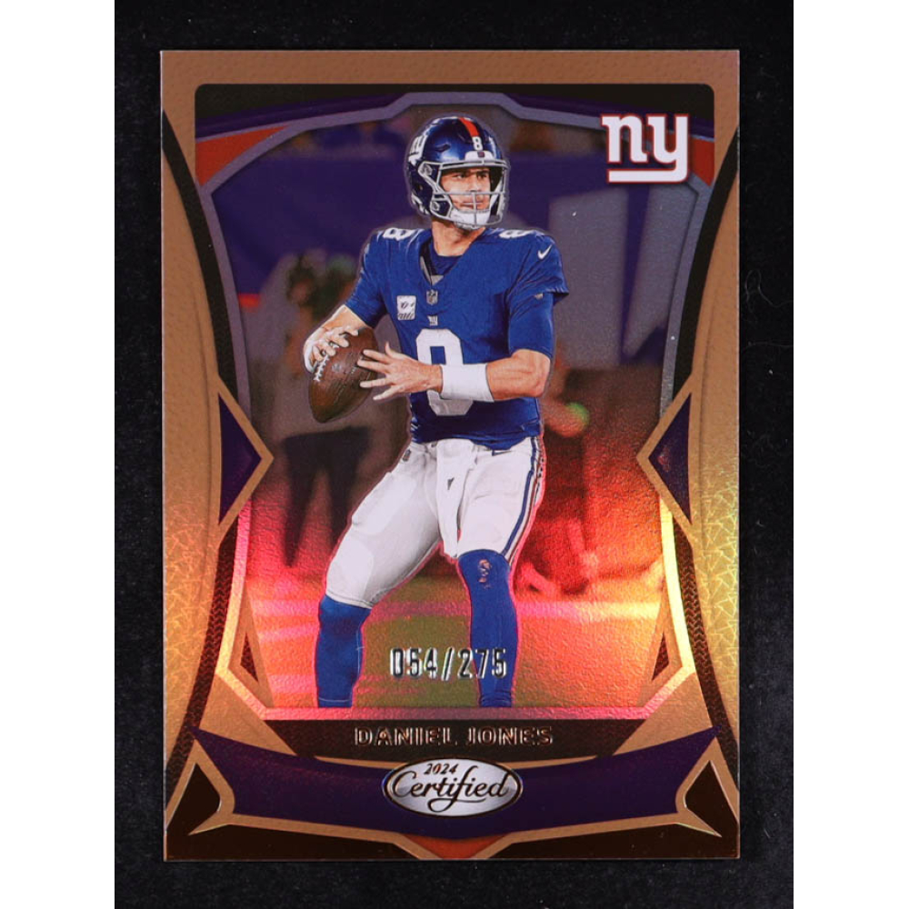 Daniel Jones 2024 Certified Mirror Bronze #27 #054/275 at PristineAuction.com