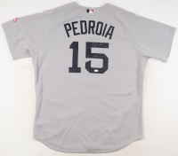 Dustin Pedroia Signed Red Sox Majestic Authentic Jersey Inscribed "08 AL MVP" (JSA) at PristineAuction.com
