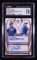 Blake Mitchell / David Shields 2024 Leaf Trinity Dual Autographs Bronze Foil #DA3 #46/49 RC (CGC 10 | Auto Grade CGC 10) at PristineAuction.com