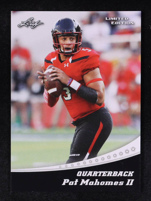 Patrick Mahomes II 2017 Leaf Special Release Limited Edition #13 RC at PristineAuction.com Patrick Mahomes II 2017 Leaf Special Release Limited Edition #13 RC at PristineAuction.com