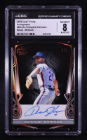 Howard Johnson 2023 Leaf Trinity Black Bronze Autographs #BAHJ1 #1/1 (CGC 8 | Auto Grade CGC 10) at PristineAuction.com