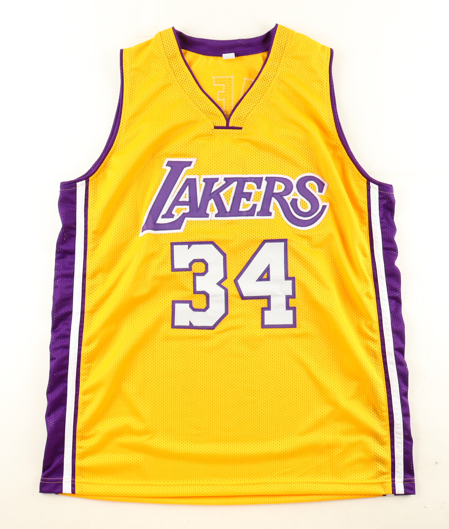 Shaquille O'Neal Signed Jersey (AWM) at PristineAuction.com Shaquille O'Neal Signed Jersey (AWM) at PristineAuction.com