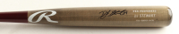 DJ Stewart Signed Rawlings Player Model Baseball Bat (JSA) at PristineAuction.com