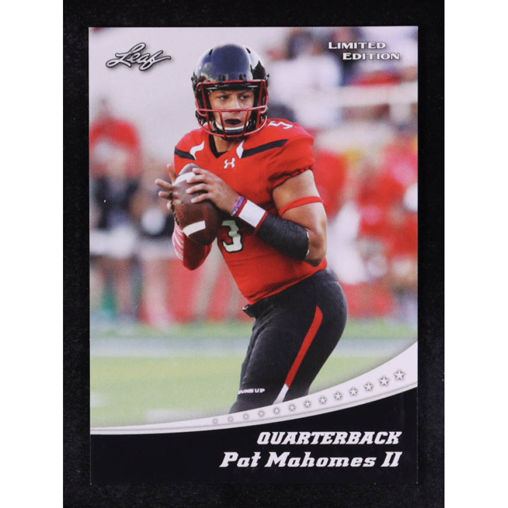 Patrick Mahomes II 2017 Leaf Special Release Limited Edition #13 RC at PristineAuction.com