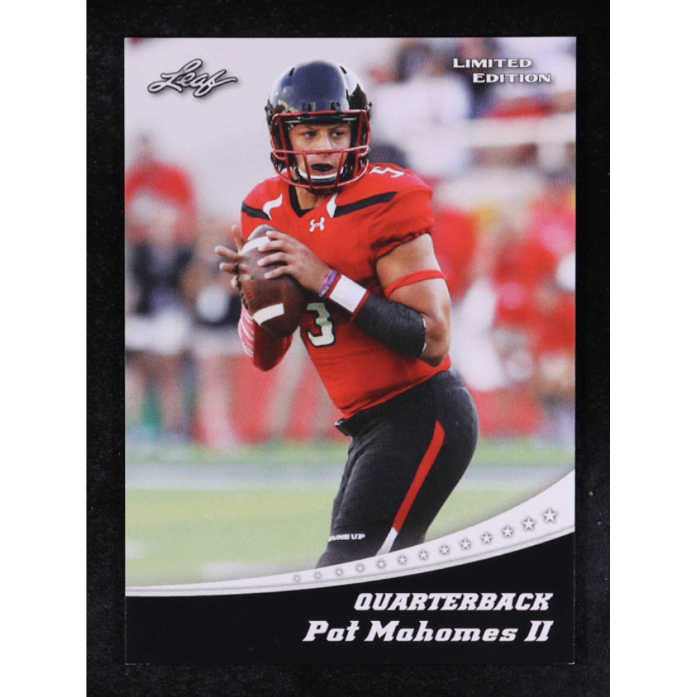 Patrick Mahomes II 2017 Leaf Special Release Limited Edition #13 RC at PristineAuction.com