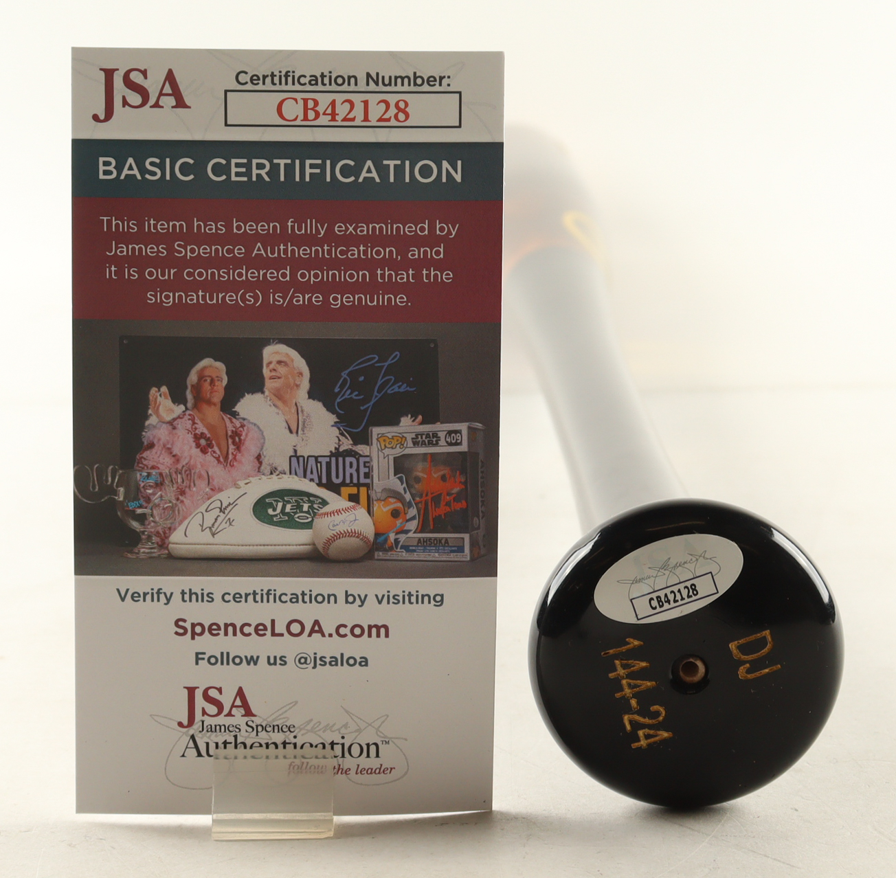 DJ Stewart Signed Rawlings Player Model Baseball Bat (JSA) at PristineAuction.com DJ Stewart Signed Rawlings Player Model Baseball Bat (JSA) at PristineAuction.com