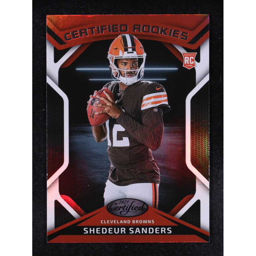 Shedeur Sanders 2025 Certified Certified Rookies #22 RC at PristineAuction.com